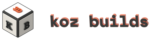 Logo Koz Builds 3D
